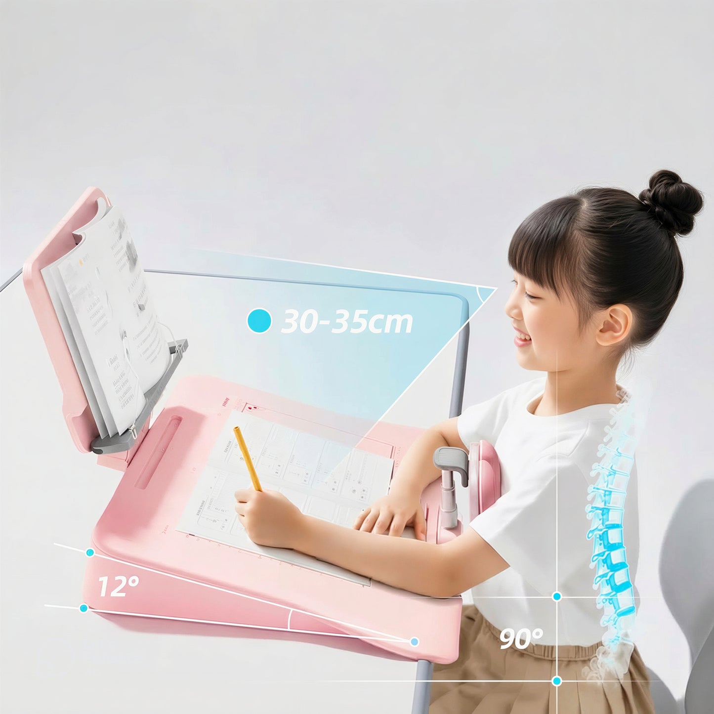 Ergonomic Study Stand for Kids | Fix Posture, Boost Focus
